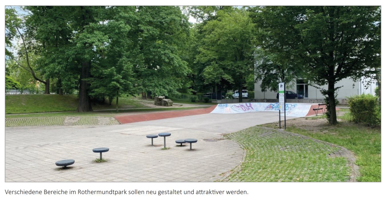 Einladung zur Beteiligung: Wie soll der Rothermundtpark in Altgruna zukünftig aussehen?